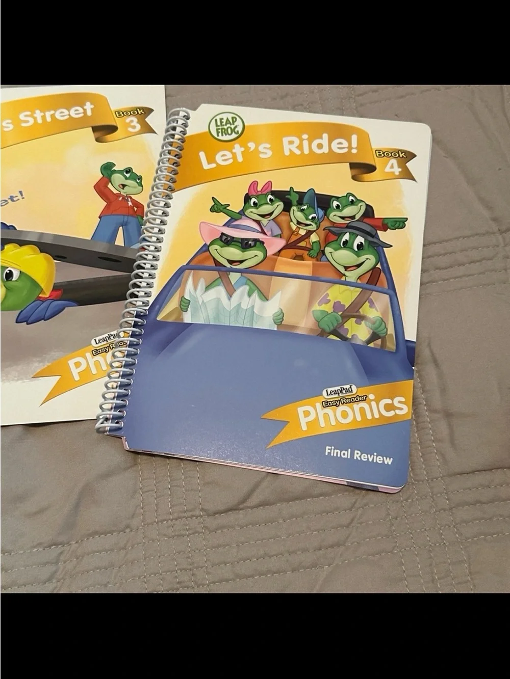 LEAP FROG Easy Reader Phonics 4 Book Set and Cartridge GREAT Condition RARE